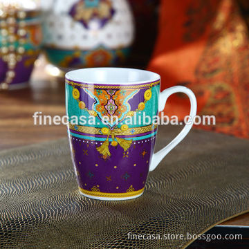 14OZ Luxury Fine White Porcelain Mug of Summer of Persia                
                                    Quality Assured